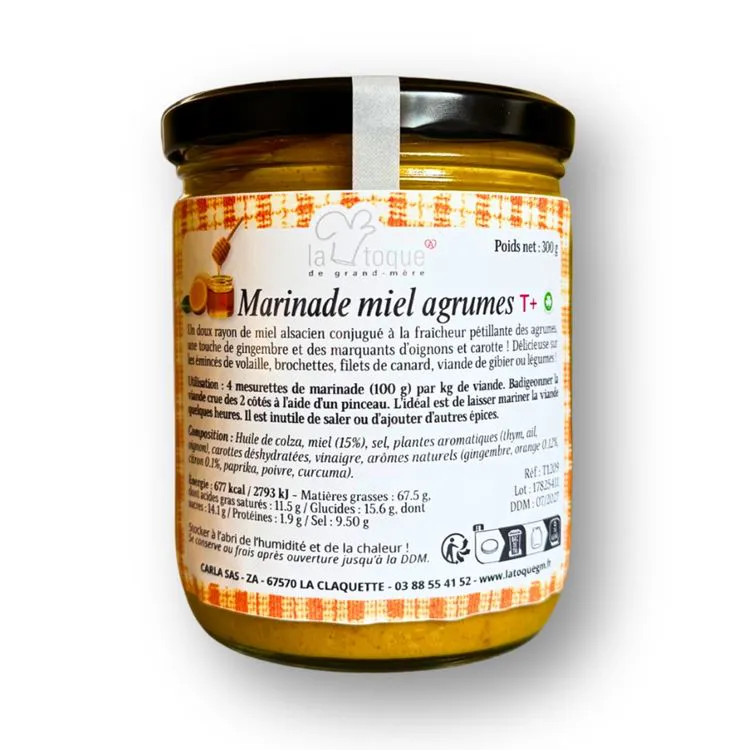 MARINADE MIEL-AGRUMES