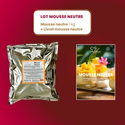 MOUSSE NEUTRE 1 KG + LIVRET